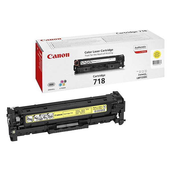 Canon 718 Toner Cartridge - Yellow